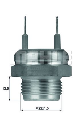 WILMINK GROUP Lämpökytkin, jäähdyttimen puhallin WG1265971